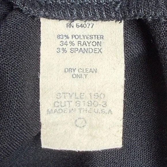 Early Cabi Women’s Made in USA Black Gold Button Blazer Quiet Luxury Y2K Sz 12 - Picture 11 of 11